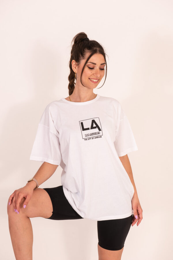 Σετ T-SHIRT Ποδηλατικό Κολάν The city LA - Image 4