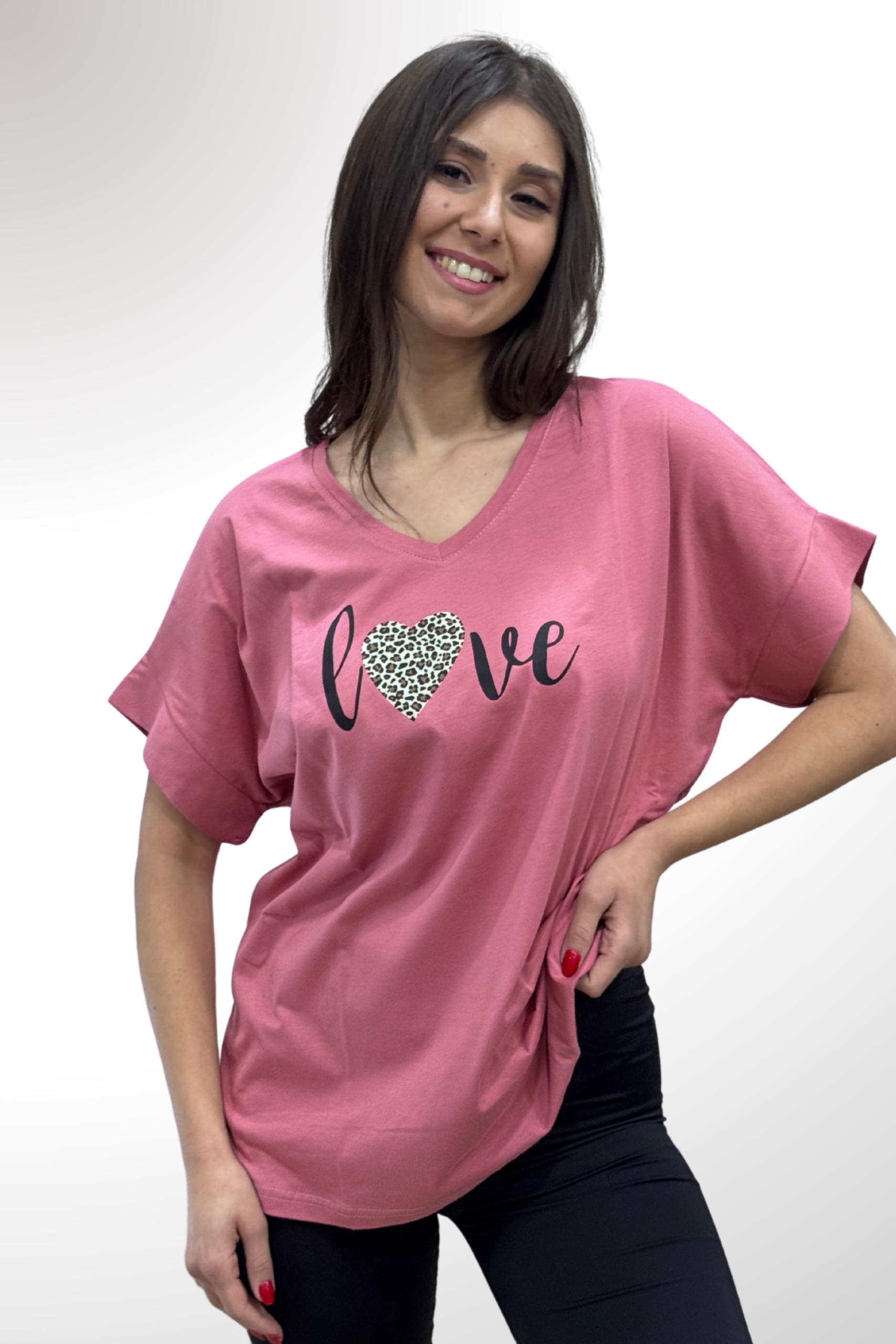 T-shirt oversized Love