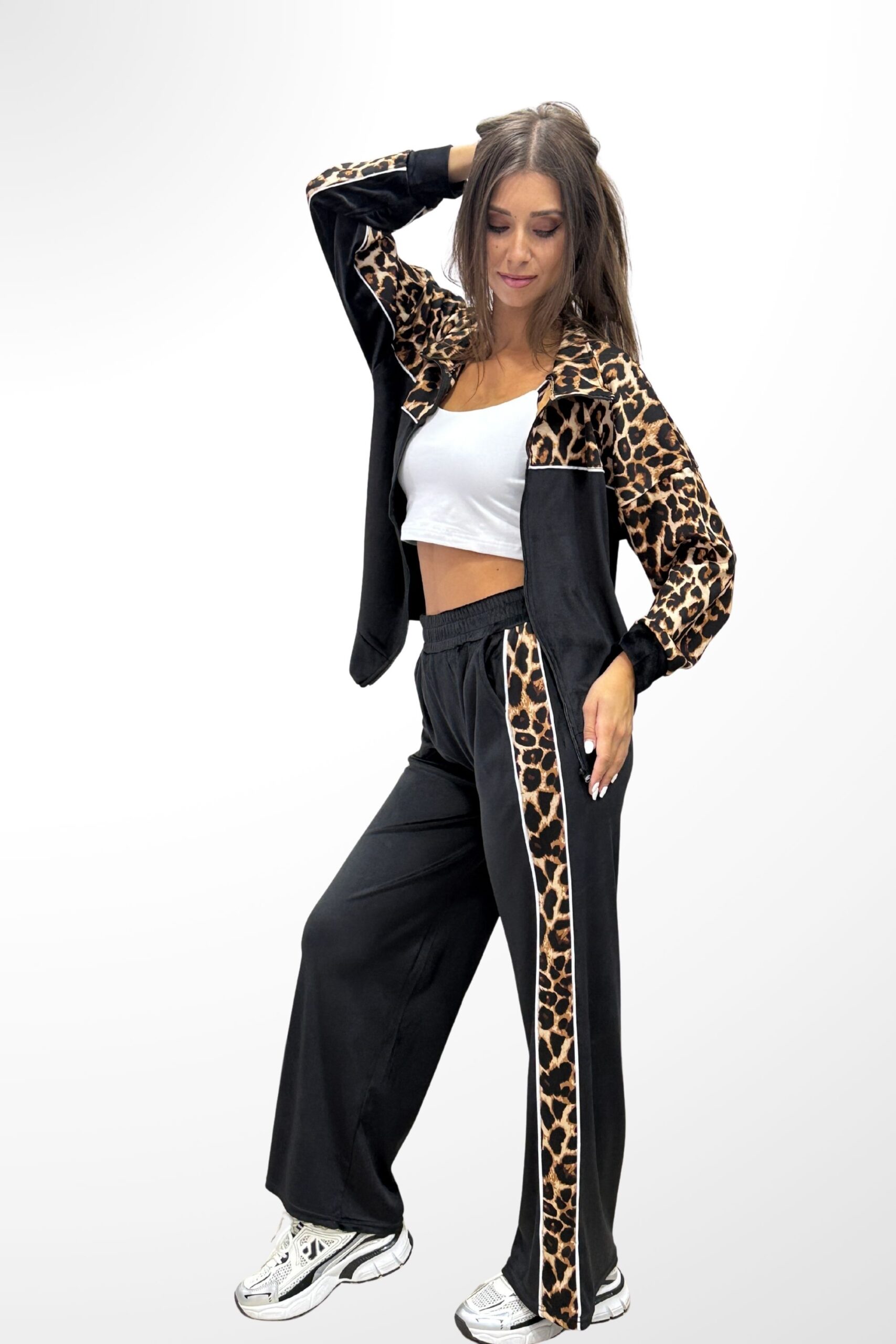 Σετ βελούδο animal print