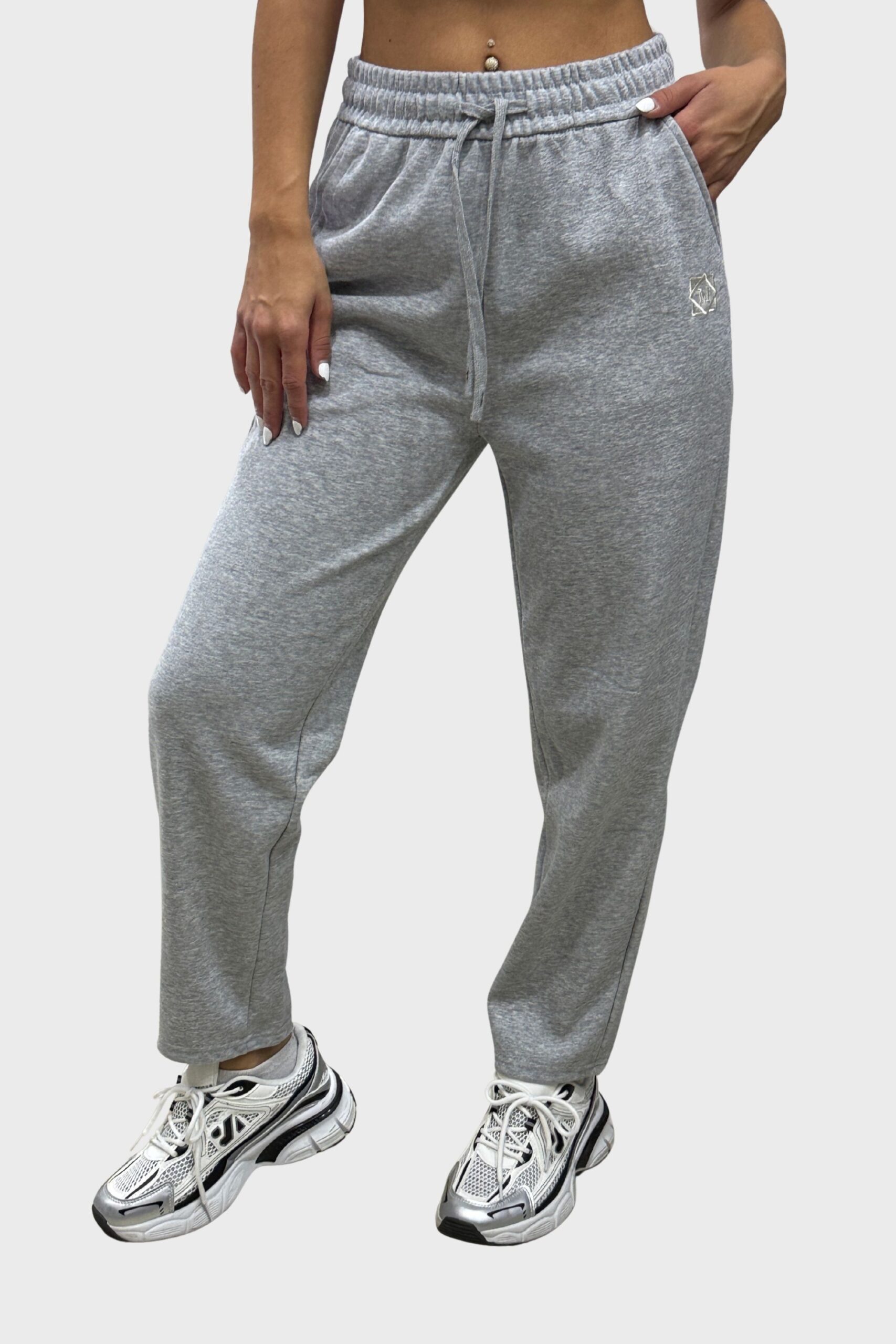 Παντελόνι φούτερ ίσιο κέντημα - Image 2