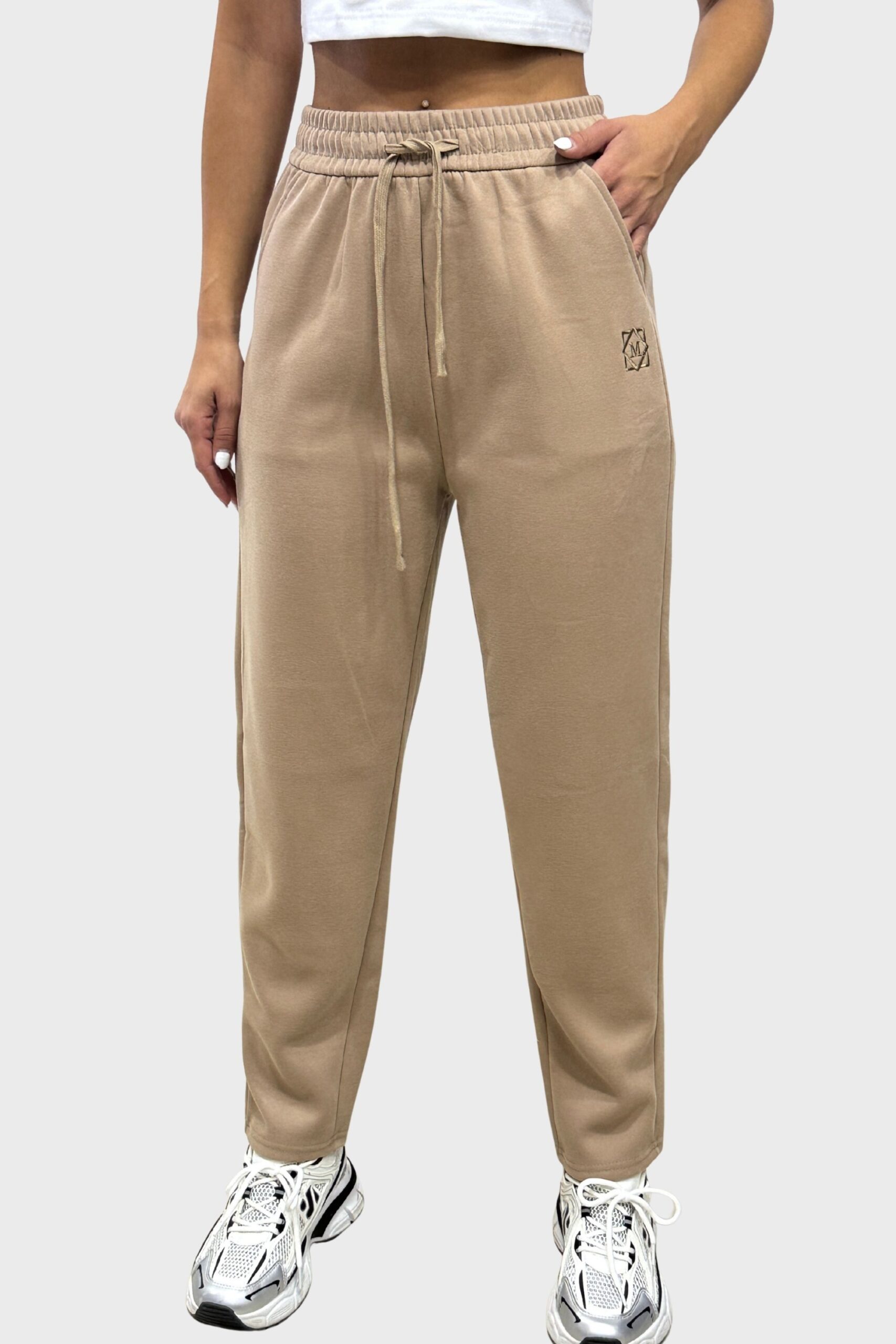 Παντελόνι φούτερ ίσιο κέντημα - Image 3