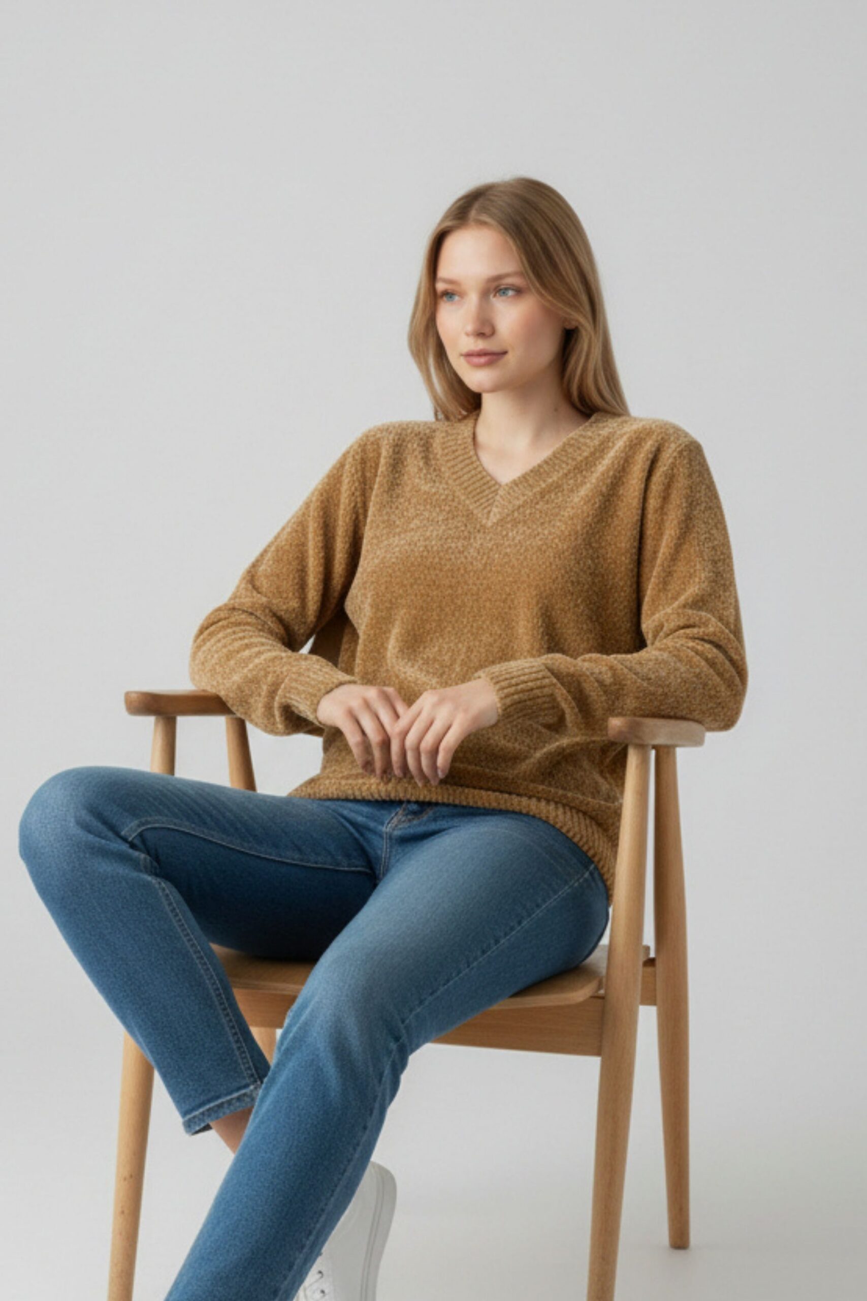 Πλεκτό V σενίλ Roma