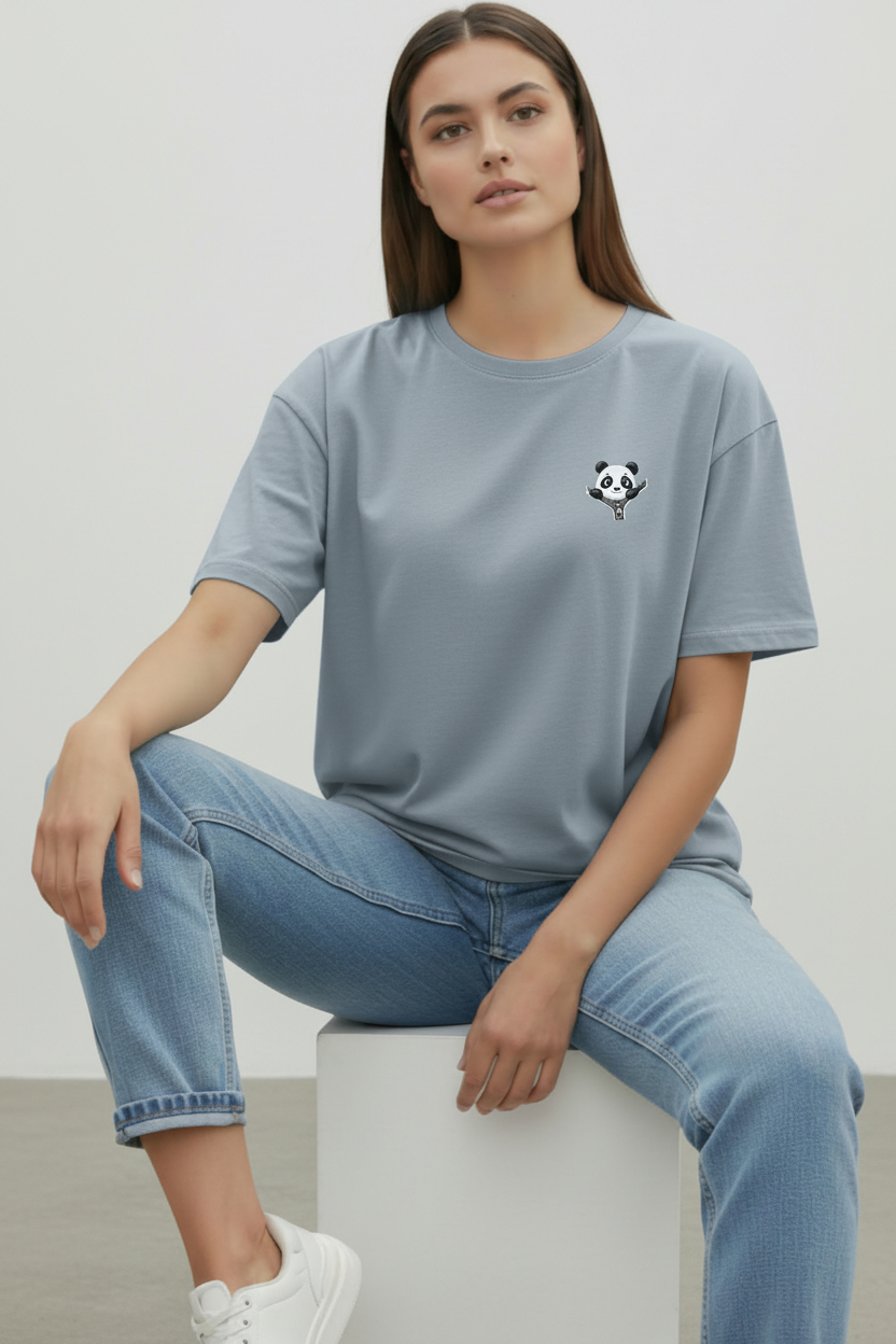 T-shirt oversize cotton Little Panda
