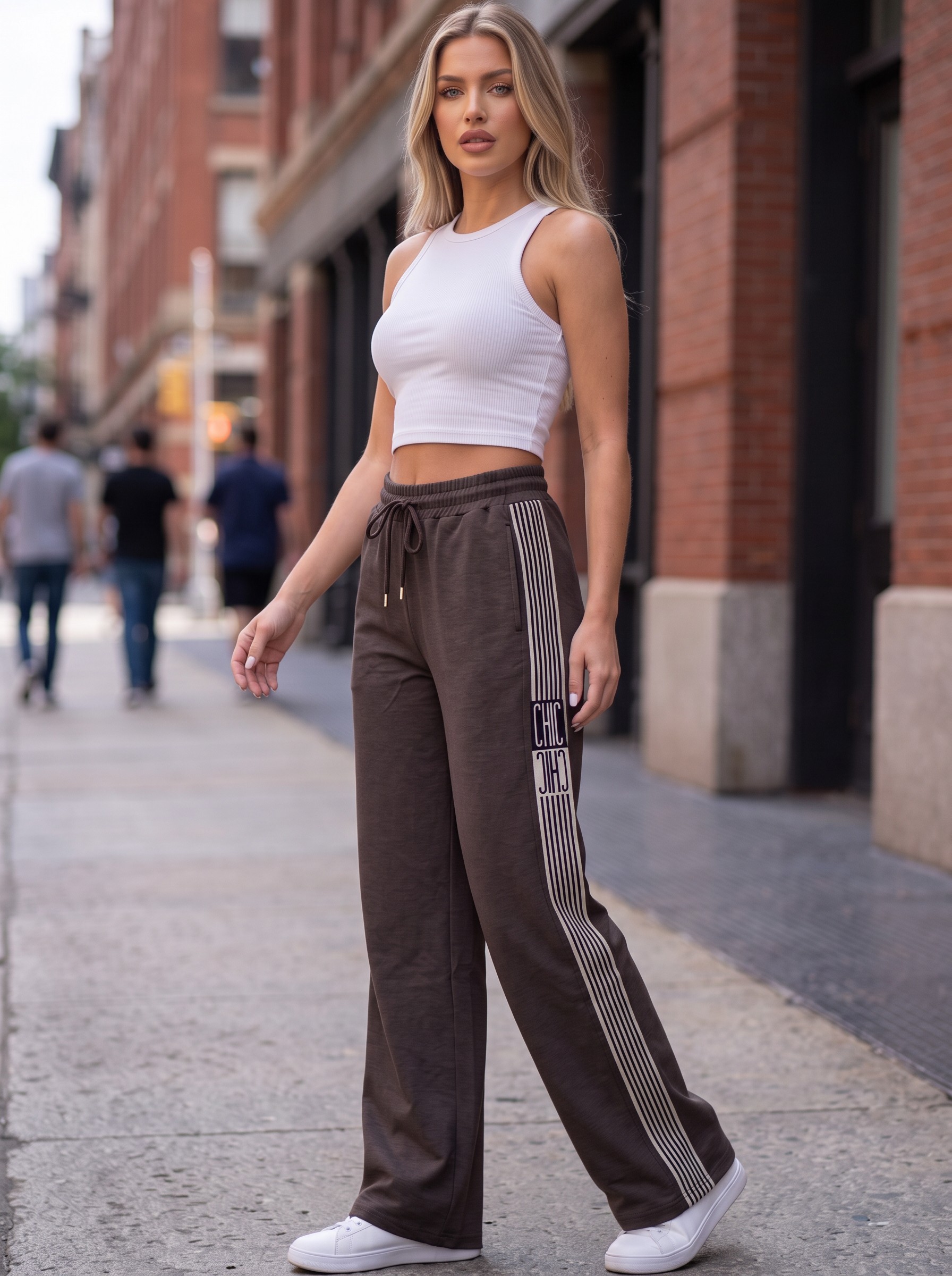 Παντελόνα φούτερ viscose Ρίγα chic - Image 4